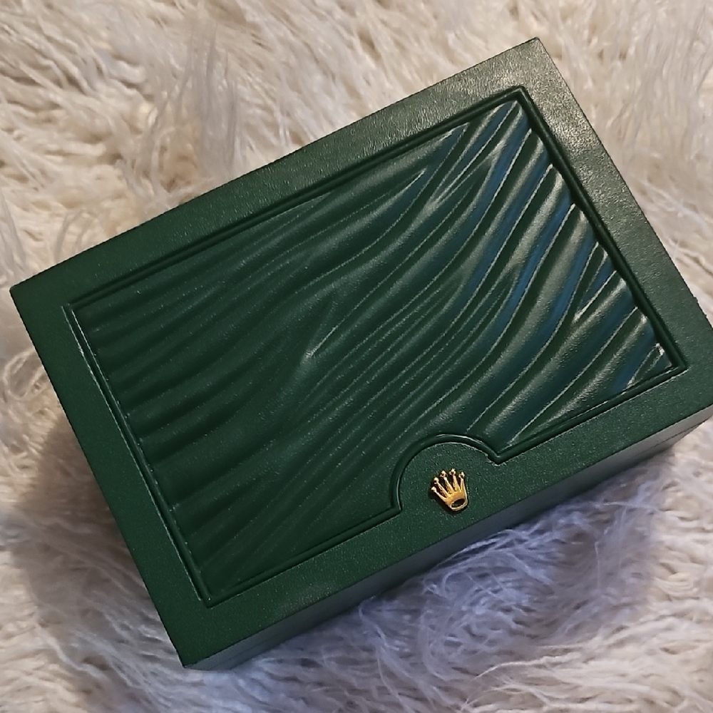 Rolex Green Watch Box with Logo